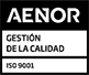 Logo Certificado Aenor de Gestión de Calidad